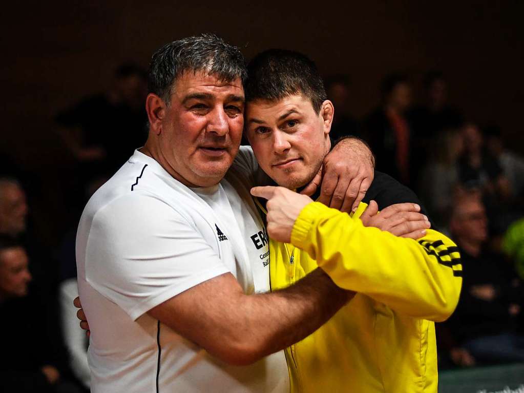 Die Trainer: Luigi Tascillo von der RKG Freiburg und Florian Hassler von der RG Hausen-Zell (rechts)