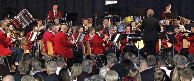 Ein berzeugendes Konzert bot der Musi... zum Abschluss des 175. Vereinsjahrs.   | Foto: Rolf Reimann