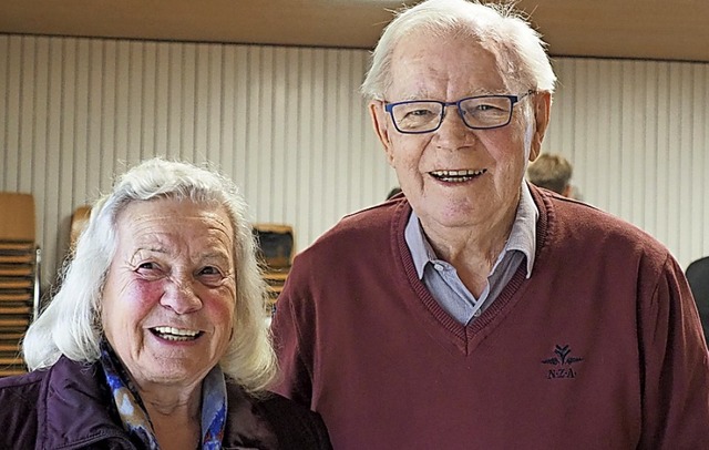 Elfriede Wehrle und Hermann Krebs berlebten das Unglck.   | Foto: Herbert Frey