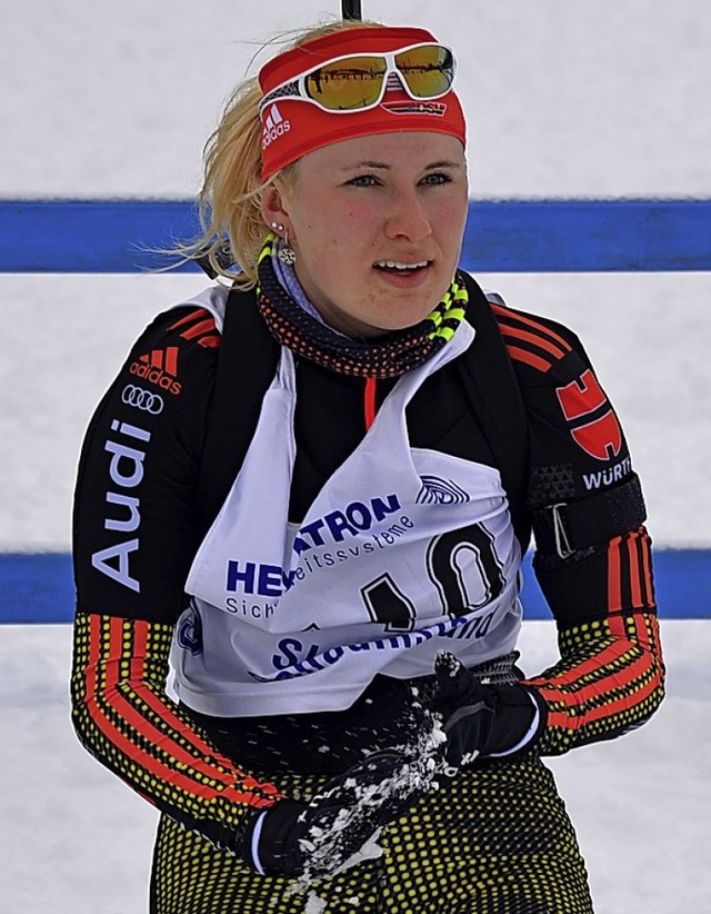 Starker Auftritt im Sprint: Weltcup-Neuling Janina Hettich  | Foto: Junkel
