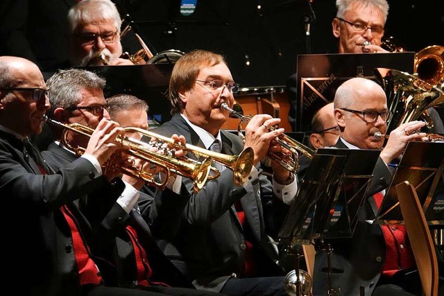 Der Musikverein Steinen verstand es, S...esem Abend unter einen Hut zu bringen.  | Foto: Hans-Jrgen Hege