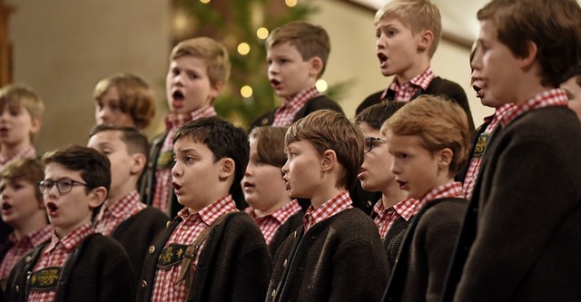 Der Tlzer Knabenchor: helle Stimmen und frhlich-juchzende Volksweisen  | Foto: Markus Zimmermann