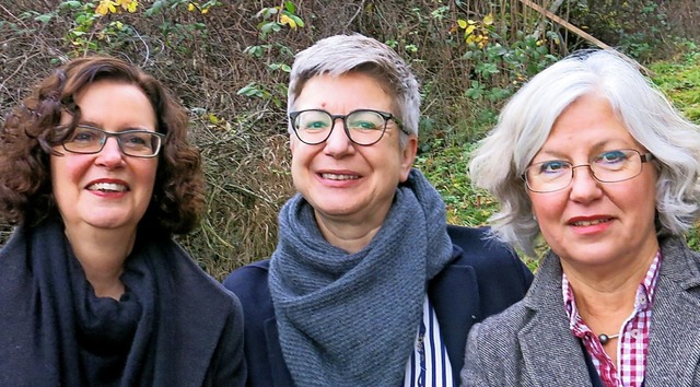 Neuer Vorstand des Ortsverbands der Gr...anto, Katharina Nobs und Sabine Barke   | Foto: Ortsverband Grne Grenzach-Wyhlen