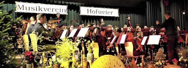 Der Musikverein Hofweier widmete sein Konzert Asien und dem Orient.   | Foto: Astrid Heitzmann