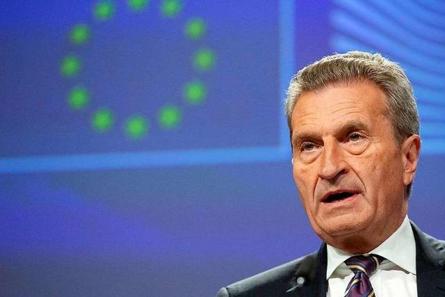Ist die EU ein Sanierungsfall, Herr Oettinger?