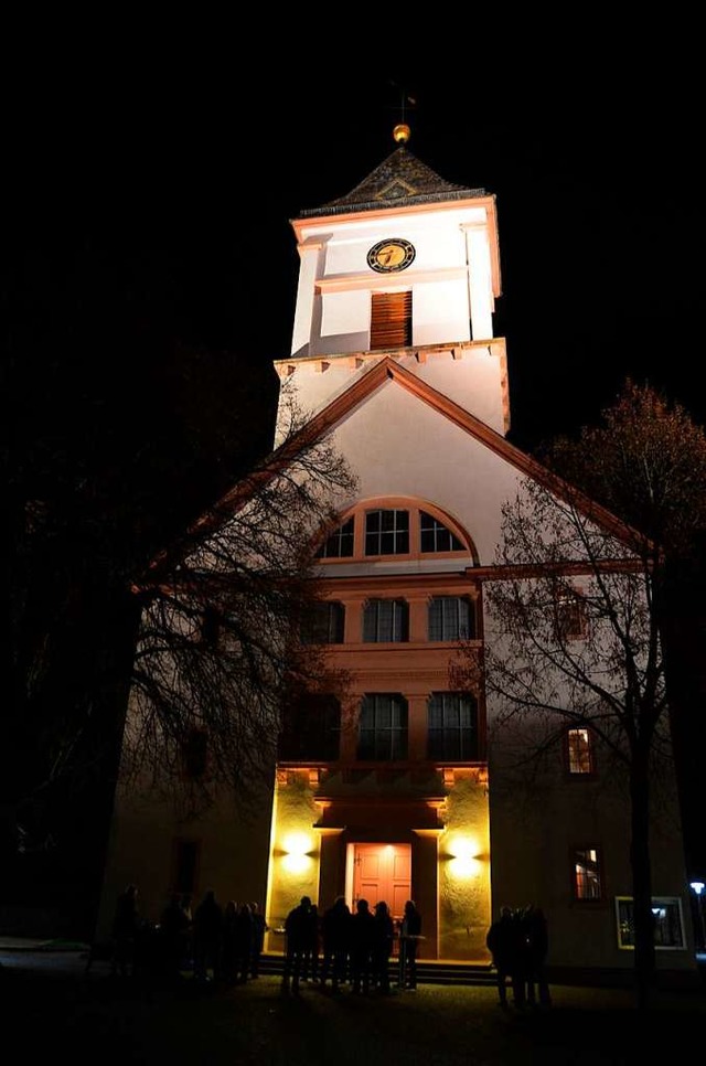 Die Stadtkirche in Kandern bekommt einen Anbau.  | Foto: Markus Maier
