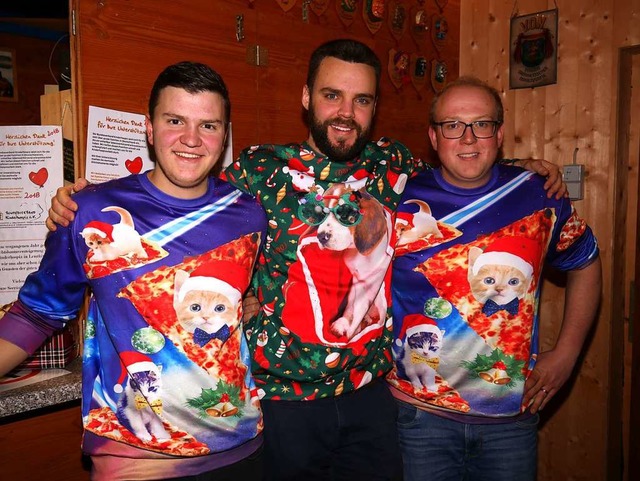 Die etwas andere Weihnachtsfeier: Ugly Sweater Party in Titisee.  | Foto: Eva Korinth