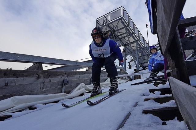 Skispringen im Selbstversuch: Oberstdorf macht's möglich