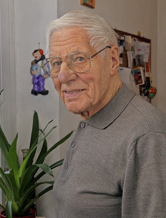 Rolf Haberer wurde 95.   | Foto: Peter Heck