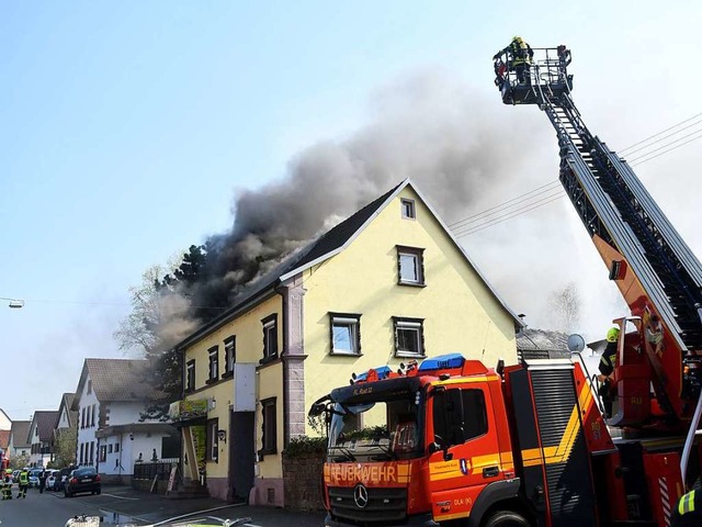 Durch einen Brand in einem Mehrfamilie... Anfang April drei Familien obdachlos.  | Foto: Wolfgang Knstle