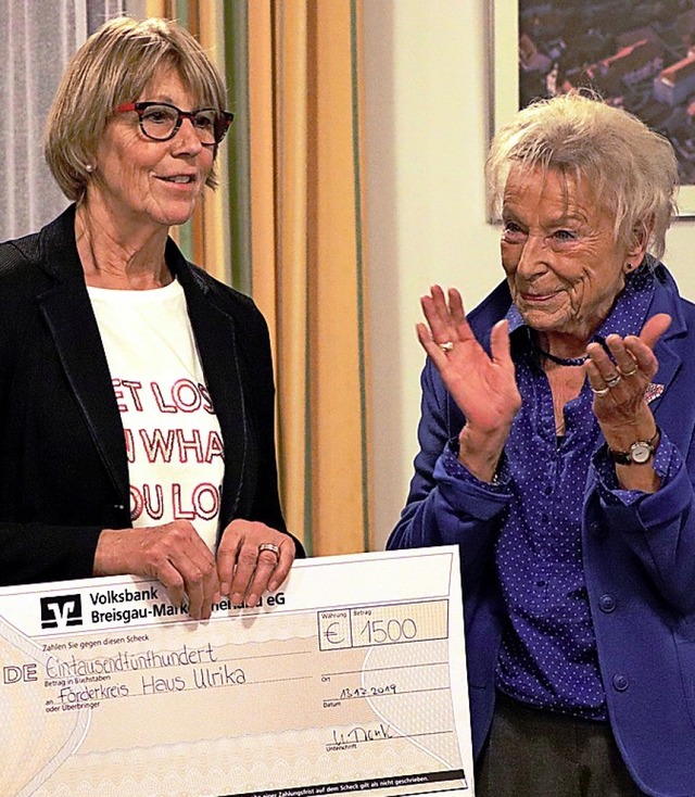 Ulrike Trenk und Christa Geotti (v.l.)  | Foto: Andreas Henler