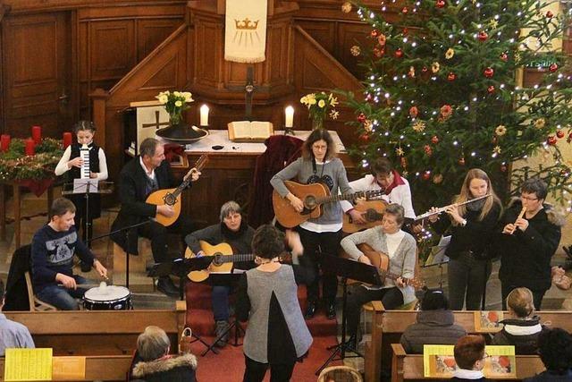 Mit dem Spontan-Orchester wird der Weihnachtsgottesdienst zum besonderen Erlebnis