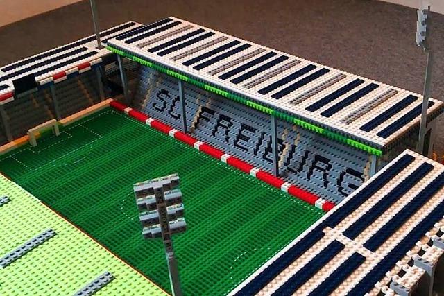 11-Jähriger baut Lego-Version des Schwarzwaldstadions