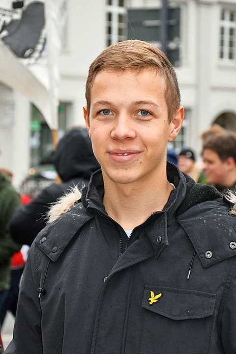 Felix Quartier, 17, ist einer der Frei...222;Fridays for Future&#8220;-Gründer.  | Foto: Ralf Strittmatter