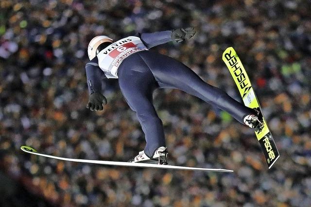 Karl Geiger Zweiter zum Start der Vierschanzentournee