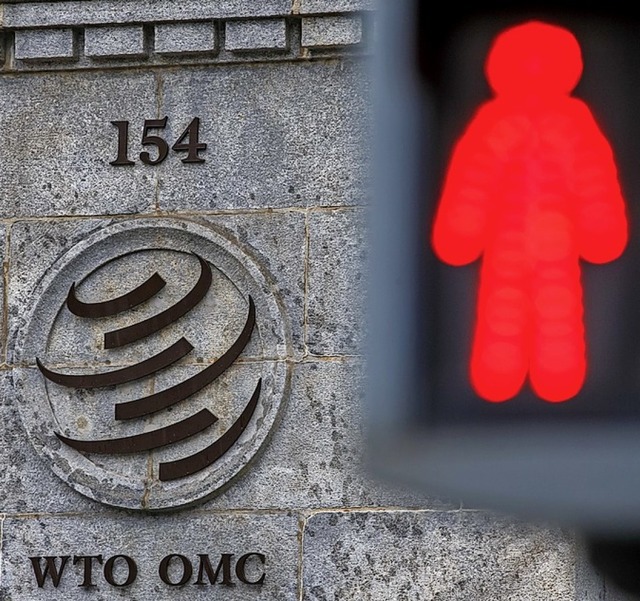 Schwere Zeiten fr die WTO: Durch eine... Welthandelsorganisation in der Krise.  | Foto: Salvatore Di Nolfi