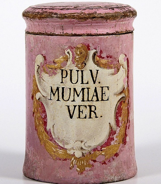 Mumienpulver wurde im 18. Jahrhundert angewandt als Allheilmittel  | Foto: Dt. Apotheken Museum-Stiftung, Heidelberg