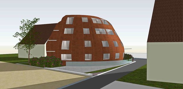 Dieses Gugelhupf-Haus wird in Schallbach nie gebaut werden.  | Foto: G.S. Projekt SRL Torino