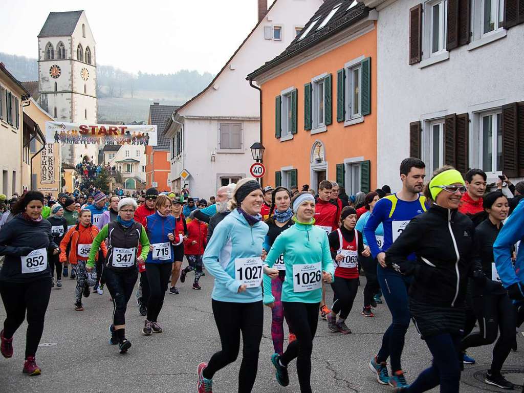 Gelungener Jahresabschluss mit einer Rekordbeteiligung von 1200 Luferinnen und Lufern beim Silvesterlauf in Britzingen