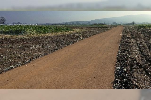 Feldwege wurden wiederhergestellt