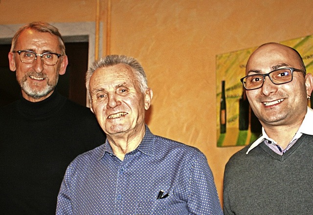 Seit 50 Jahren ist Altbrgermeister Kl...svereinsvorsitzende Sascha Schneider.   | Foto: Marlies Jung-Knoblich