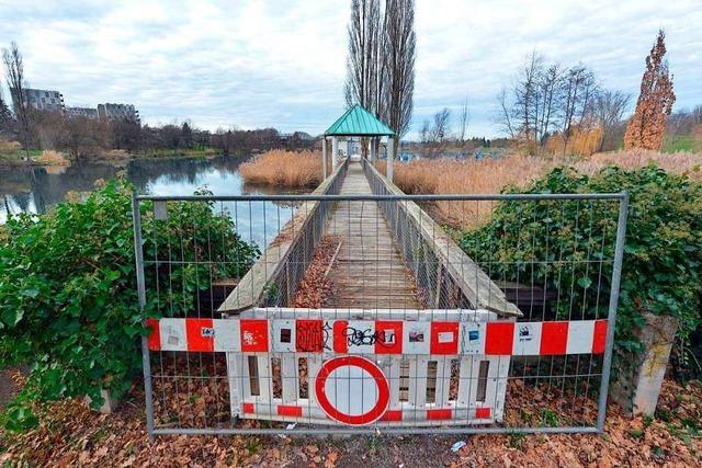 Holzsteg am Flckigersee wird erst 2021 erneuert