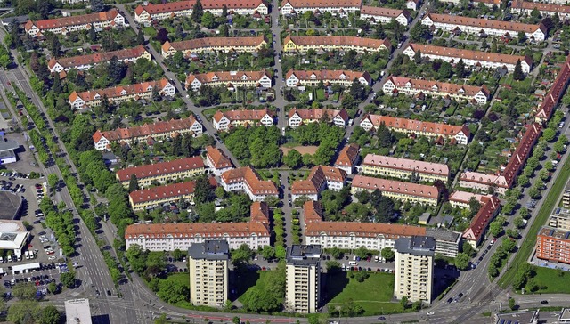 Der Bauverein Breisgau will seine Wohn...tadt nach und nach umfassend sanieren.  | Foto: Erich Meyer