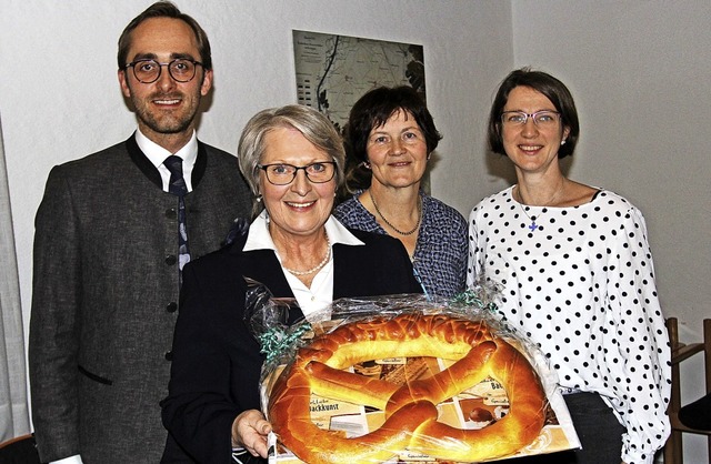 Brgermeister Benjamin Bohn, Schelinge...ckten auf das vergangene Jahr zurck.   | Foto: Herbert Trogus