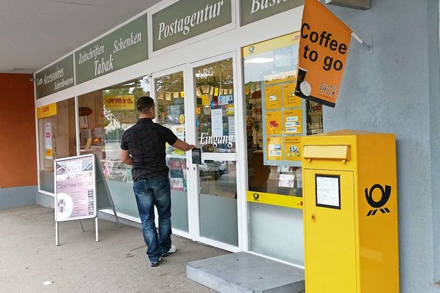 In Schliengen hat die Post jetzt nur noch halbtags geffnet.  | Foto: Victoria Langelott
