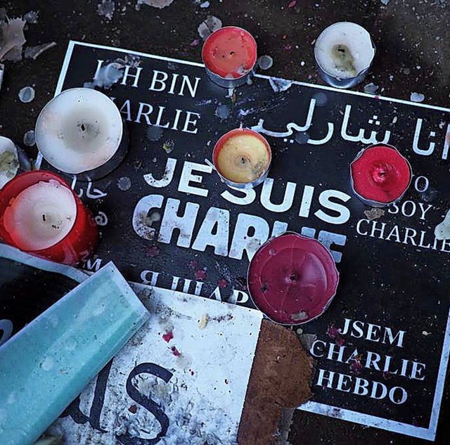 Gedenken an die Getteten von &#8222;Charlie Hebdo&#8220;  | Foto: Sara Houlison (dpa)