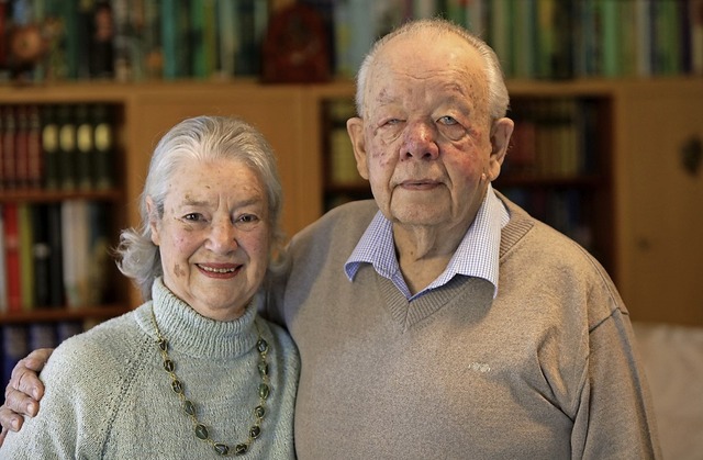 Marianne und Rolf Lehre sind seit 70 Jahren verheiratet  | Foto: Christoph Breithaupt