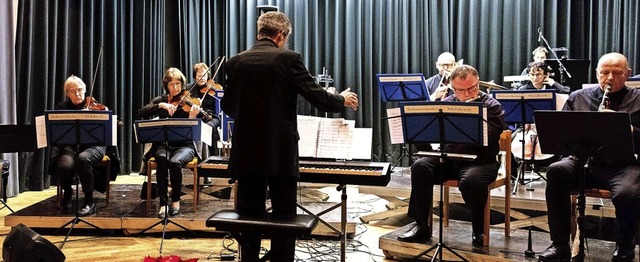 Das Salonorchester spielte zahlreiche bekannte klassische Werke.   | Foto: Gabriele Zahn