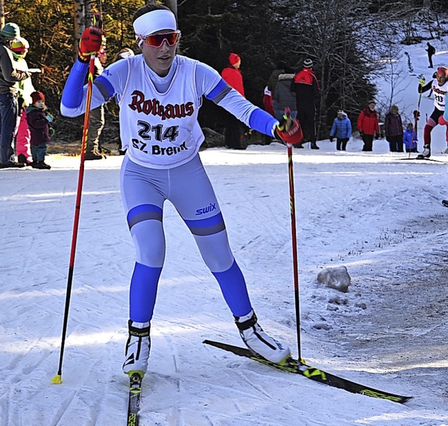 Louisa Haag skatete auf Rang zwei in der Klasse der Schlerinnen S14.   | Foto: Junkel