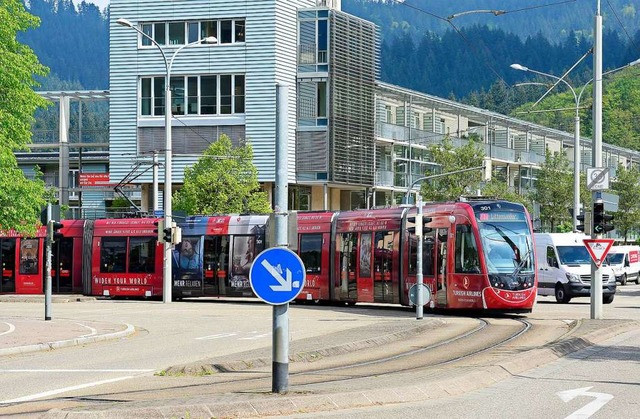 Von der derzeitigen Endhaltestelle La... weiter bis zum Kappler Knoten fahren.  | Foto: Ingo Schneider