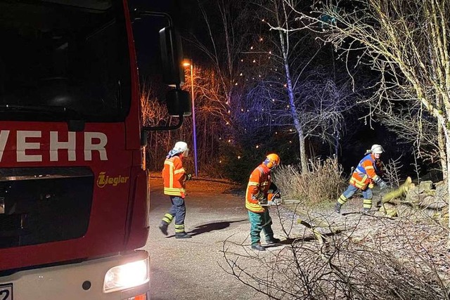 Zu frher Stunde musste die Feuerwehr Laufenburg ausrcken.  | Foto: Feuerwehr Laufenburg