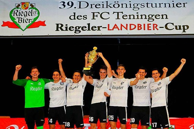 Das Siegerteam des FC Teningen.  | Foto: Fritz Zimmermann