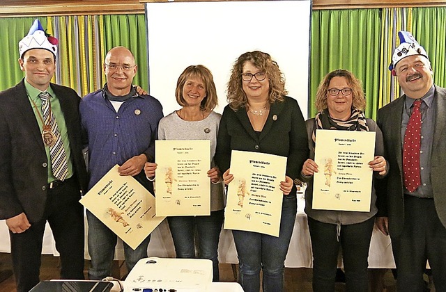 Clemens Podeswa (rechts) und Alexander...a, Michaela Matt und Ursula Meier aus.  | Foto: Erhard Morath