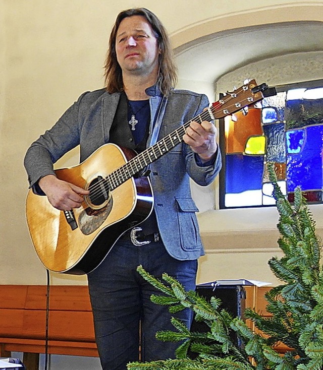 Andy Lang in Tegernau  | Foto: Gudrun Gehr