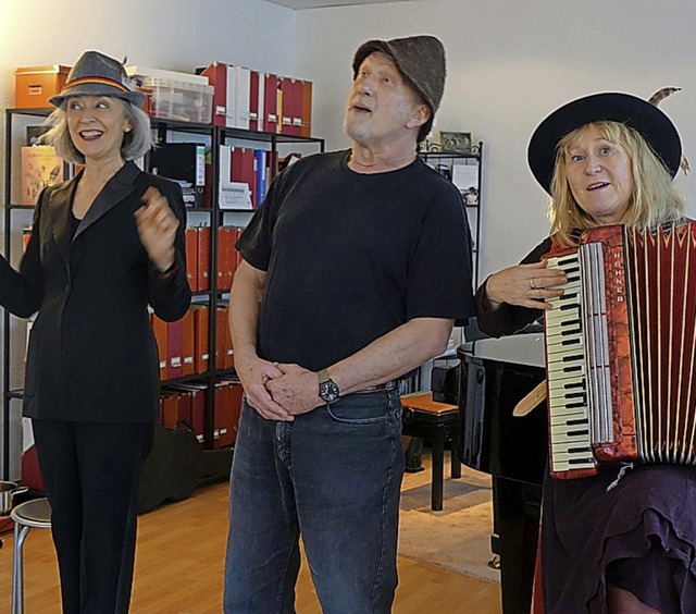 Pia Durandi, Dietmar Fulde und Tina Zimm  | Foto: Roswitha Frey