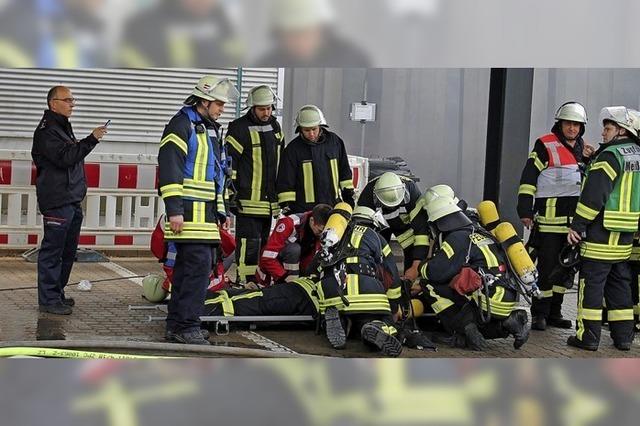 Einsatz bei sieben Brnden