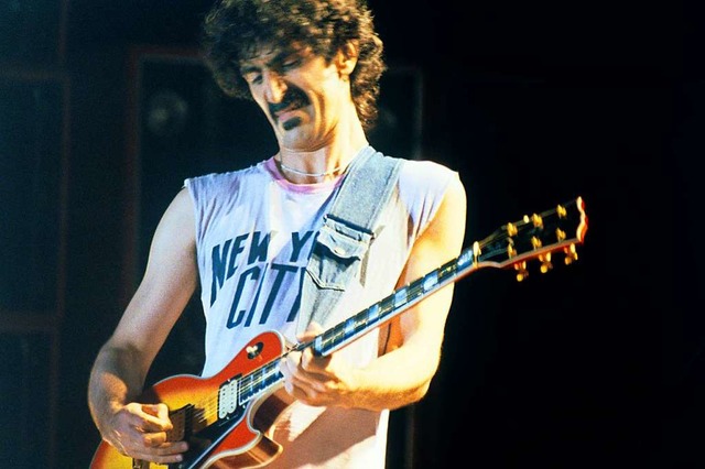 Frank Zappa, schillernder Knstler des 20. Jahrhunderts.  | Foto: Frank Leonhardt