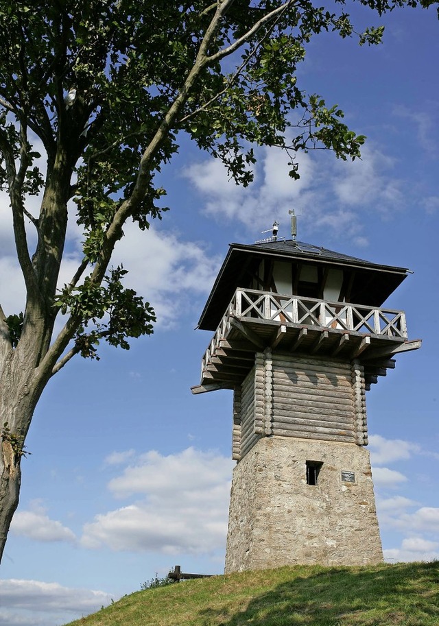Der Limes-Turm bei Arzbach in Rheinland-Pfalz   | Foto: Thomas Frey
