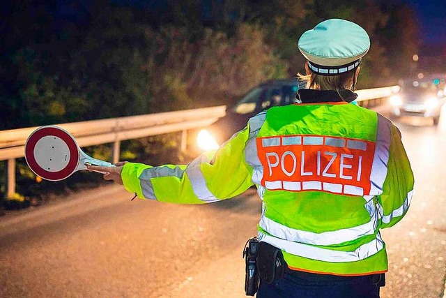 Die Polizei kontrollierte in der Nacht auf Mittwoch in Umkirch Autofahrer.  | Foto: Polizeiprsidium Freiburg