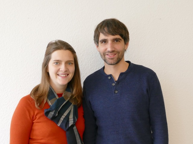 Annika Hbner und Christian Schuck wol...chen bei der WG-Suche zusammenbringen.  | Foto: Content79