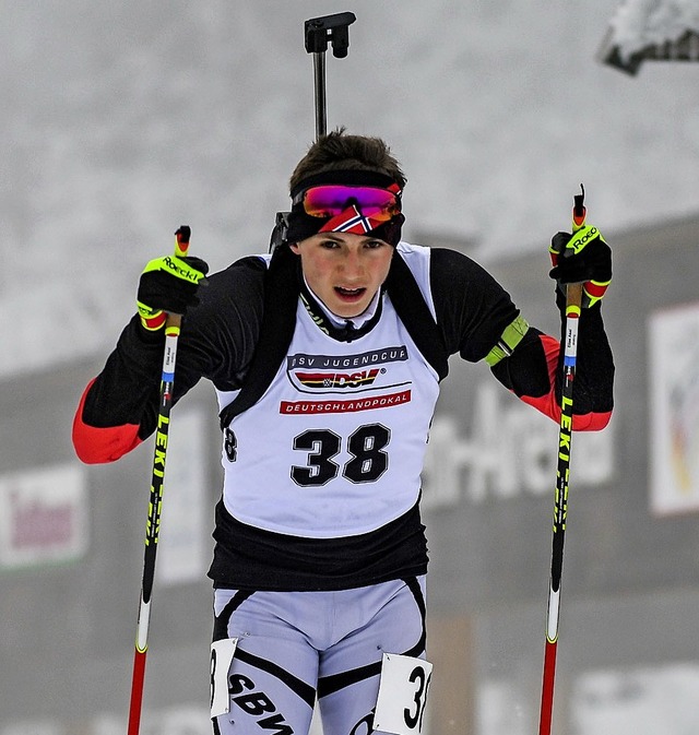 Startet fr den Deutschen Ski-Verband ...startet bei den  Youth Olympic Games.   | Foto: Gerd Gruendl