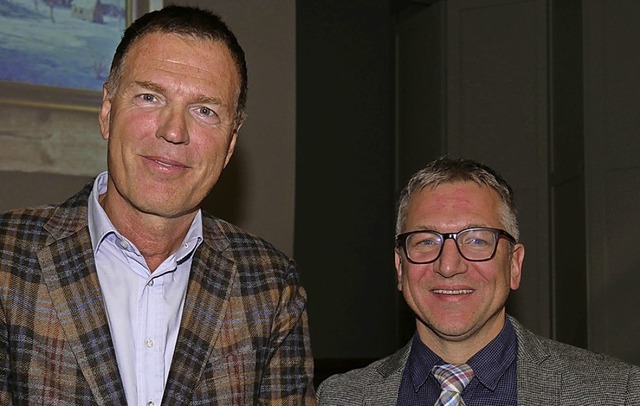 Thorsten Rudolph (links) und Jrgen Kaiser  | Foto: Eva Korinth