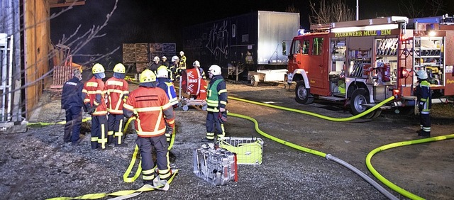 Mitglieder der Lschzge aus Britzingen, Sulzburg und Buggingen   | Foto: Volker Mnch