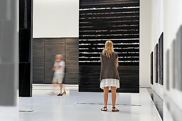 Pierre Soulages schwarze Bilder