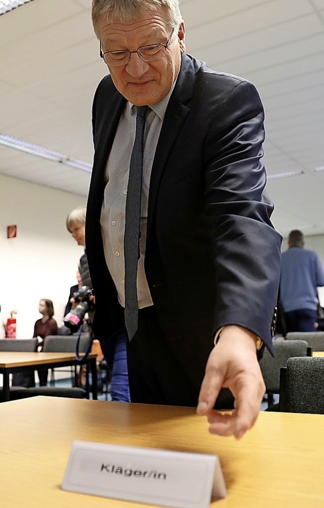 AfD-Chef Jrg Meuthen im Gericht  | Foto: ODD ANDERSEN (AFP)