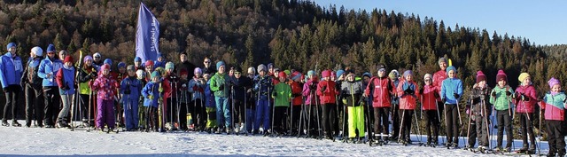 60 Kinder aus Bernau und Umgebung nehmen an der Skiwoche teil.   | Foto: Stefan Thoma